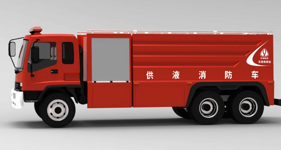 消防車效果圖